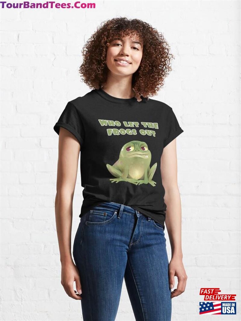 Who Let The Frogs Out Passover Jewish Holiday Sweatshirt T-Shirt 29Uf166252 – Utopia Fashion