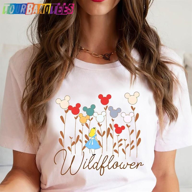 Wild Flower Shirt Alice In Wonderland Disney Balloon T-Shirt Classic 29Uf175529 – Utopia Fashion