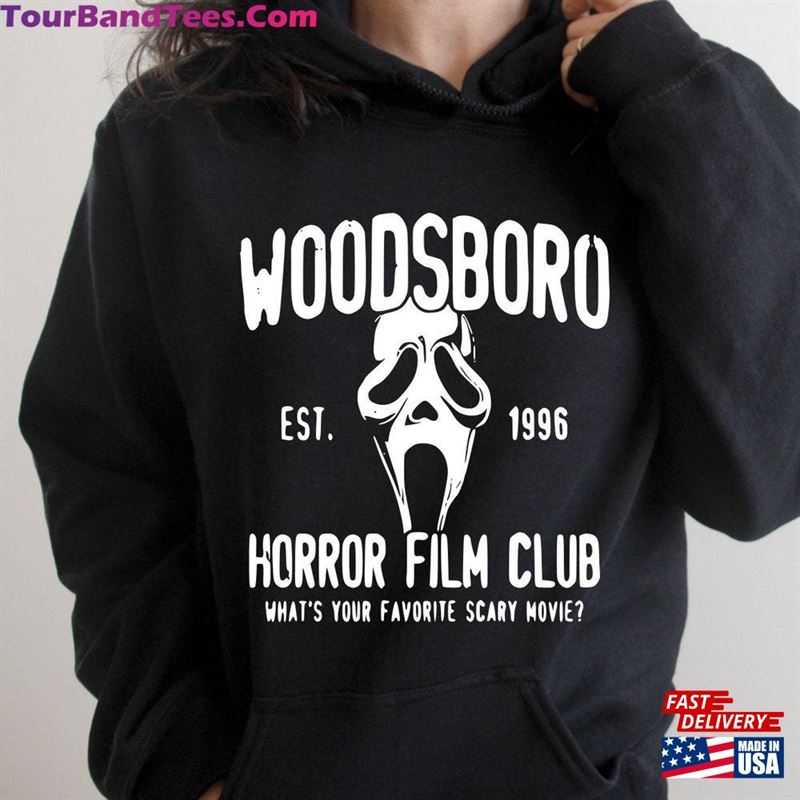 Woodsboro Hoodie Scream Sweatshirt Scary Movie Sweater Unisex T-Shirt 29Uf165901 – Utopia Fashion