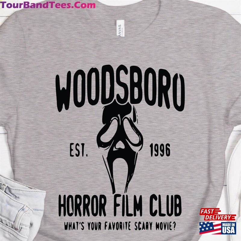 Woodsboro Horror Film Club Ghost Face Shirt Fan Gift Unisex T-Shirt 29Uf167688 – Utopia Fashion