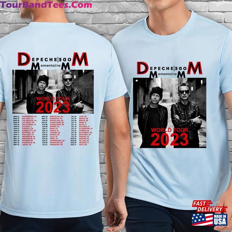 World Tour Depeche Mode Both Sides T-Shirt Shirt Dm Classic 29Uf172466 – Utopia Fashion