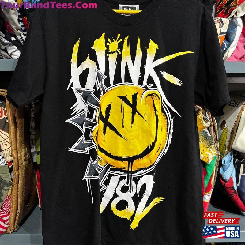 Y2K 00S Vintage Blink Skull Smile T-Shirt Classic Unisex 29Uf177336 – Utopia Fashion