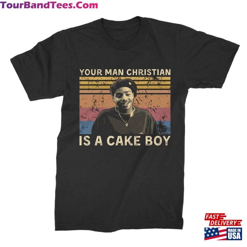 Your Man Christian Is A Cake Boy Vintage T-Shirt Hoodie Sweatshirt 29Uf186616 – Utopia Fashion