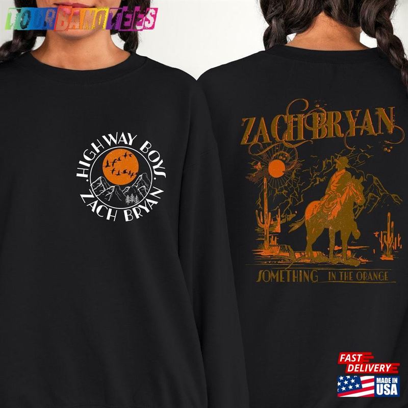 Zach Bryan Something In The Orange Sweatshirt Highway Boys T-Shirt 29Uf171668 – Utopia Fashion