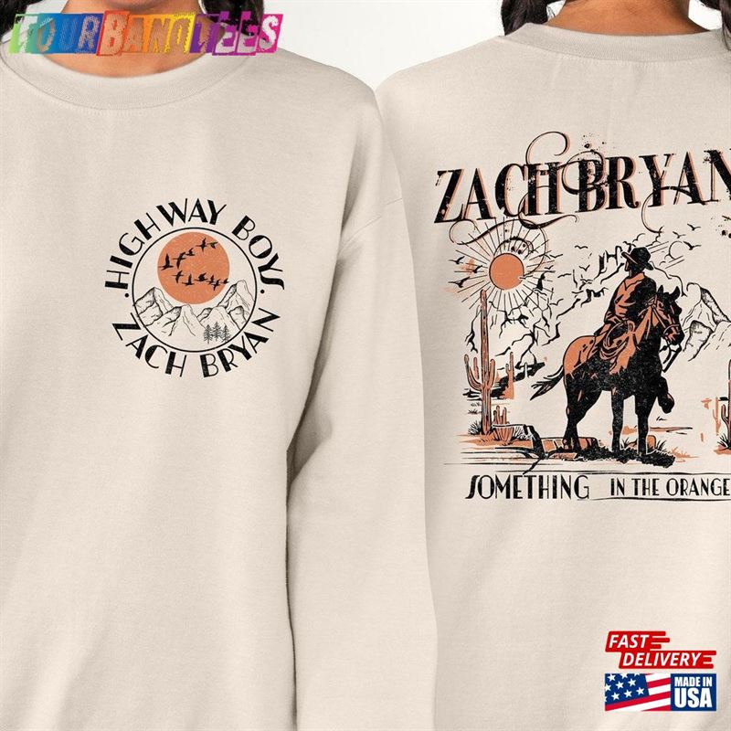 Zach Bryan Something In The Orange Sweatshirt Highway Boys T-Shirt 29Uf171668 – Utopia Fashion