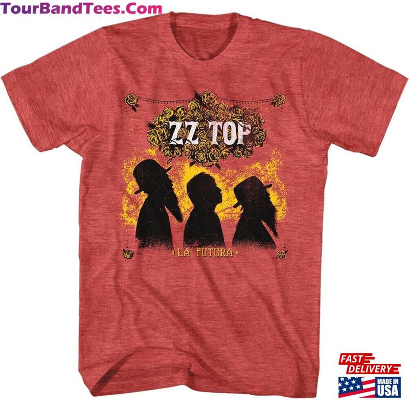 Zz Top Men’S T-Shirt La Futura Album Cover Mens Graphic Tee 70S Blues Rock Band Merch Vintage Music Concert Shirt Gift For Boyfriend Unisex Hoodie 29Uf165145 – Utopia Fashion